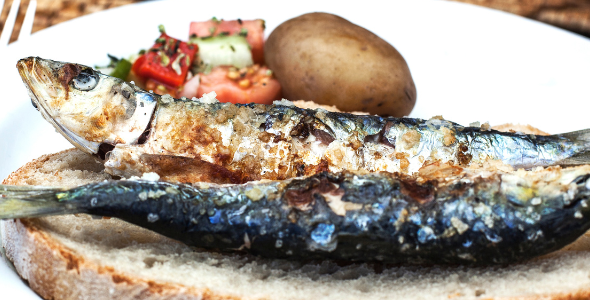 Sardinha no pão